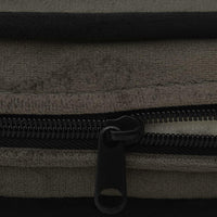 Divano per cani 67 cm peluche grigio scuro 02_0000166