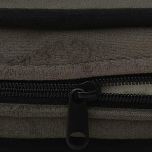 Divano per cani 67 cm peluche grigio scuro 02_0000166