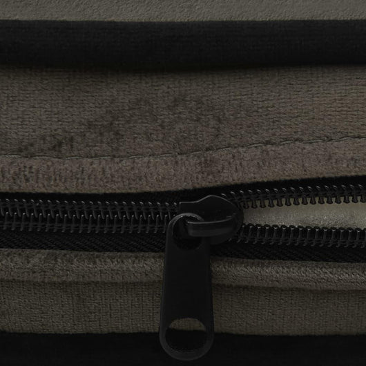 Divano per cani 67 cm peluche grigio scuro 02_0000166