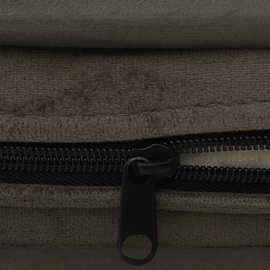 Divano per Cani Grigio Scuro 67x47x36 cm in Peluche 171087