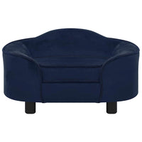 Divano per Cani Blu 67x47x36 cm in Peluche 171088