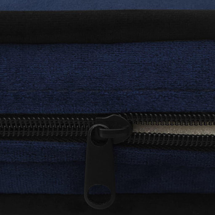 Divano per cani 67 cm peluche blu 02_0000103