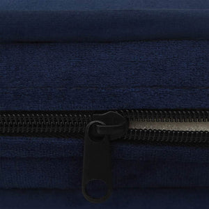 vidaXL Divano per Cani Blu 67x47x36 cm in Peluche