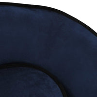 Divano per cani 67 cm peluche blu 02_0000103