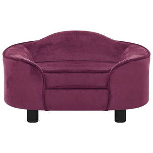 Divano per Cani Borgogna 67x47x36 cm in Peluche 171089