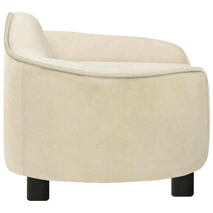 Divano per Cani Crema 67x47x36 cm in Peluche 171090