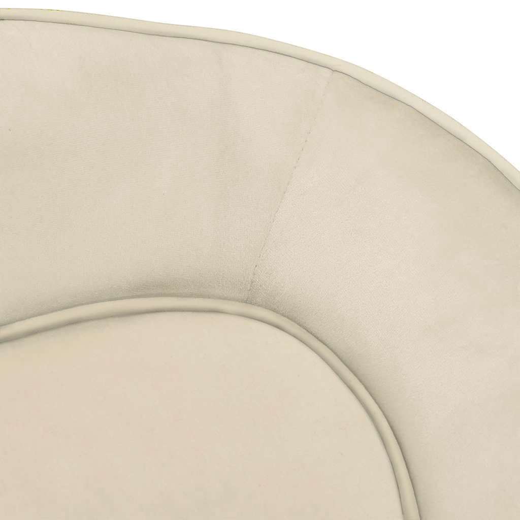 Divano per Cani Crema 67x47x36 cm in Peluche 171090