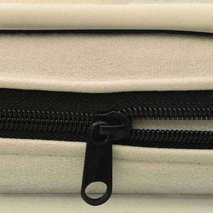 vidaXL Divano per Cani Crema 67x47x36 cm in Peluche