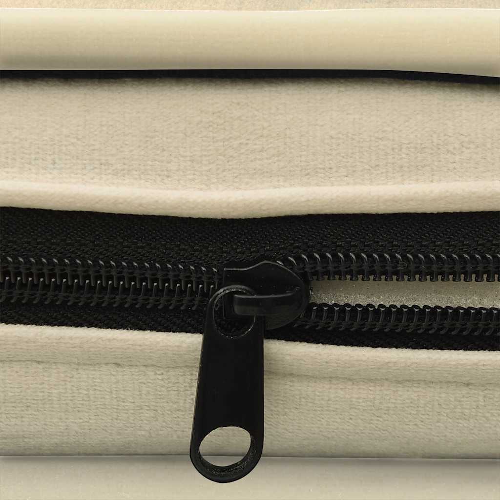 Divano per Cani Crema 67x47x36 cm in Peluche 171090