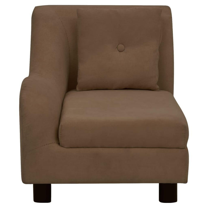 Divano per cani con cuscino 83 cm peluche marrone 02_0000086