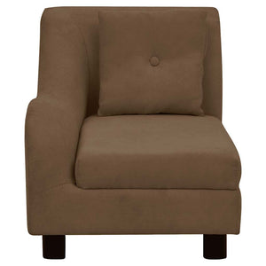 Divano per Cani con Cuscino Marrone 83x44x44 cm in Peluche 171101