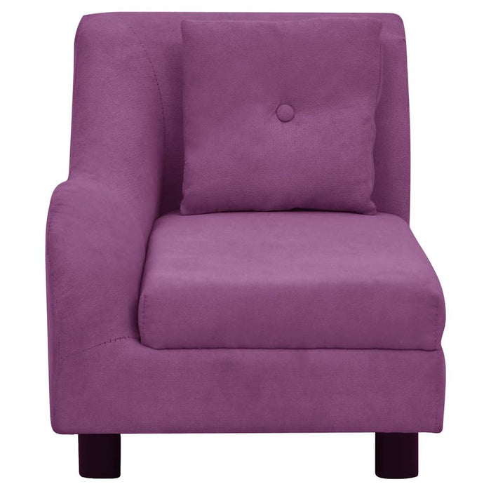 vidaXL Divano per Cani con Cuscino Borgogna 83x44x44 cm in Peluche