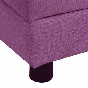 vidaXL Divano per Cani con Cuscino Borgogna 83x44x44 cm in Peluche