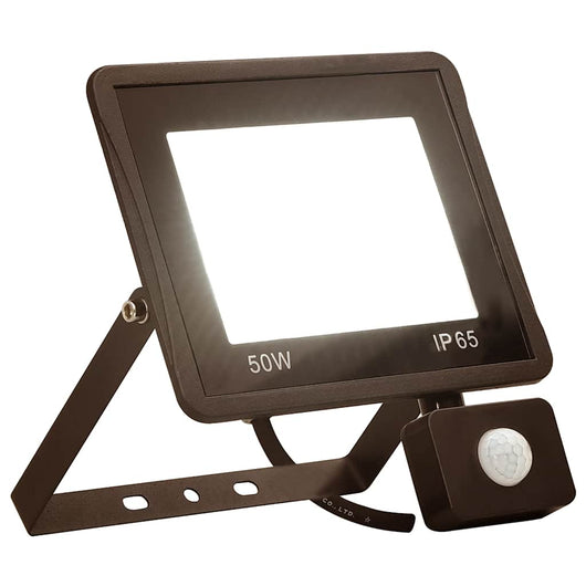 Faretto a LED con Sensore 50 W Bianco Caldo cod mxl 72720