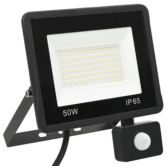 Faretto a LED con Sensore 50 W Bianco Caldo 149626