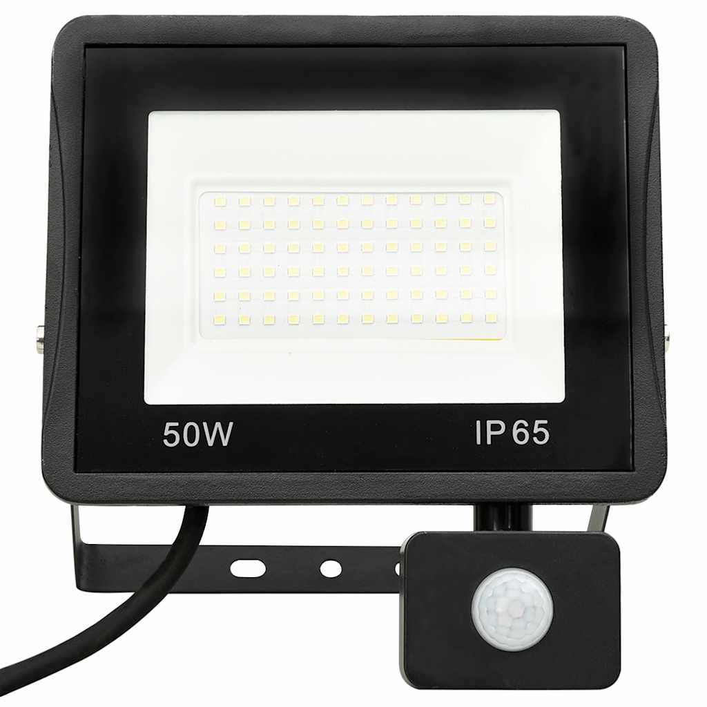 Faretto a LED con Sensore 50 W Bianco Caldo cod mxl 72720