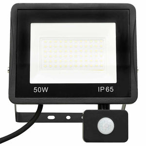 Faretto a LED con Sensore 50 W Bianco Caldo cod mxl 72720