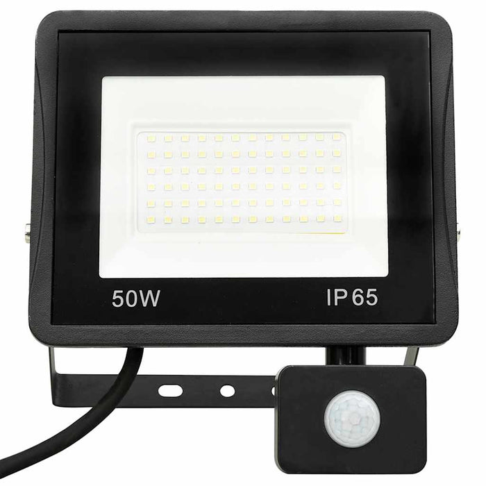 Faretto a LED con Sensore 50 W Bianco Caldo cod mxl 72720