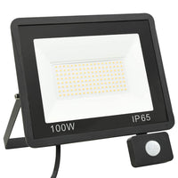 Faretto a LED con Sensore 100 W Bianco Caldo cod mxl 65255