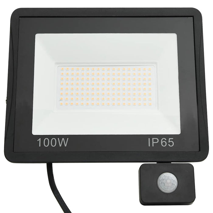 Faretto a LED con Sensore 100 W Bianco Caldo cod mxl 65255