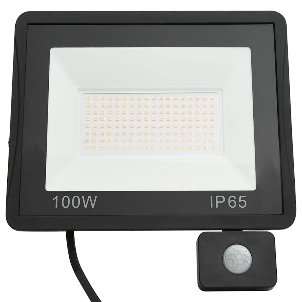 Faretto a LED con Sensore 100 W Bianco Caldo 149627