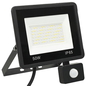 Faretto a LED con Sensore 50 W Bianco Freddo