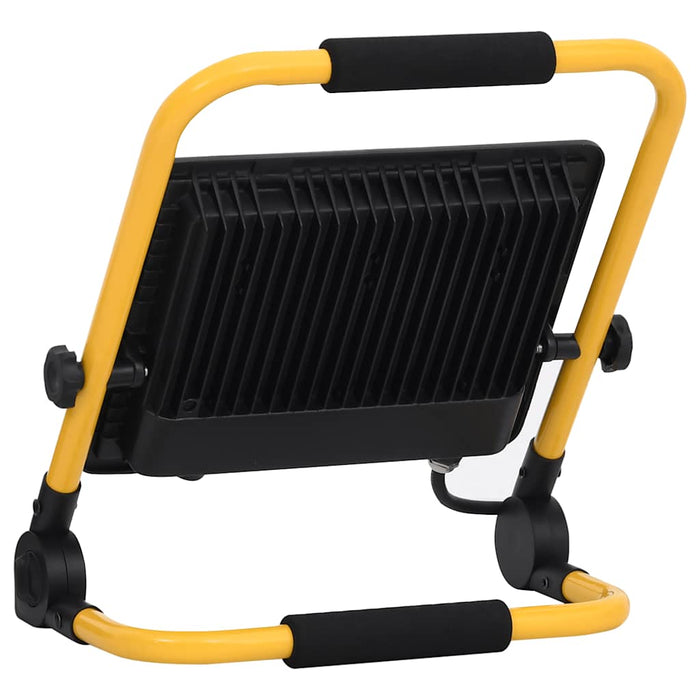 Faretto a LED con Maniglia 100 W Bianco Caldo