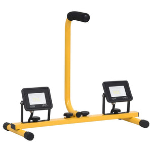 Faretto a LED con Maniglia 2x10 W Bianco Caldo 149643