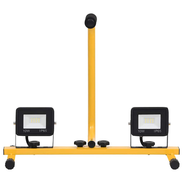 Faretto a LED con Maniglia 2x10 W Bianco Caldo 149643