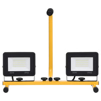 Faretto a LED con Maniglia 2x30 W Bianco Caldo cod mxl 60879