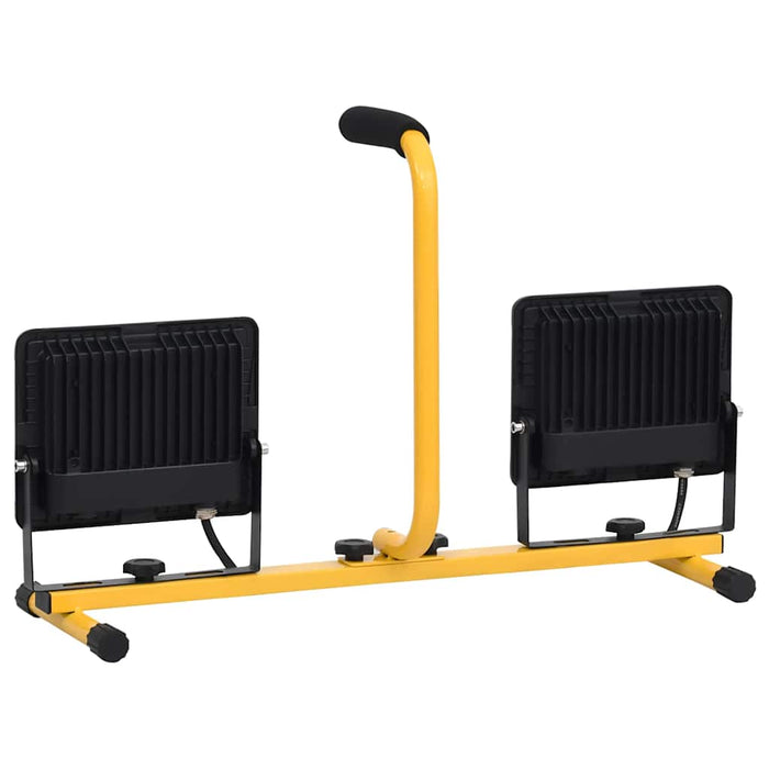 Faretto a LED con Maniglia 2x50 W Bianco Caldo cod mxl 67898