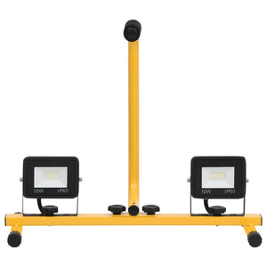 Faretto a LED con Maniglia 2x10 W Bianco Freddo 149648