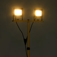 Faretto a LED con Treppiede 2x30 W Bianco Caldo 149655