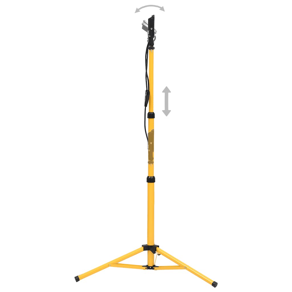 Faretto a LED con Treppiede 2x50 W Bianco Caldo 149656