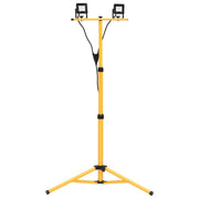 Faretto a LED con Treppiede 2x10 W Bianco Freddo cod mxl 68115