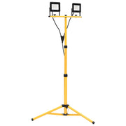 Faretto a LED con Treppiede 2x30 W Bianco Freddo cod mxl 67446
