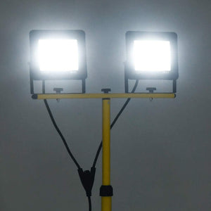 Faretto a LED con Treppiede 2x100 W Bianco Freddo 149662