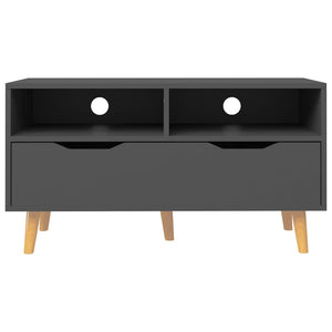 Mobile Porta TV Grigio 90x40x48,5 cm in Legno Multistrato 326779