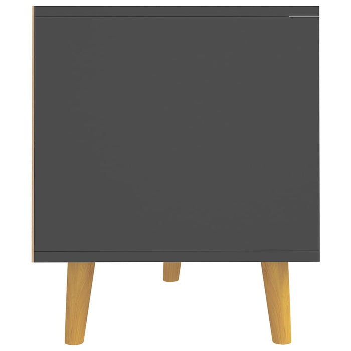 Mobile Porta TV Grigio 90x40x48,5 cm in Legno Multistrato 326779