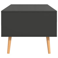 Tavolino da CaffÃ¨ Grigio 100x49,5x43 cm in Truciolato