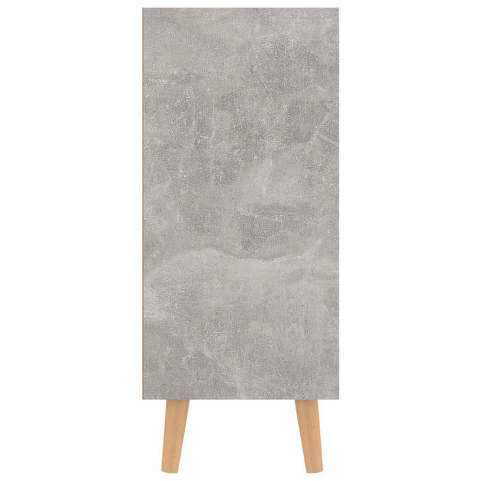 Credenza Grigio Cemento 90x30x72 cm in Legno Multistrato 326817