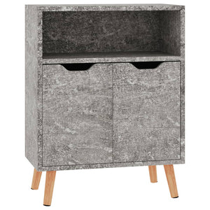 Credenza Grigio Cemento 60x30x72 cm in Legno Multistrato 326826