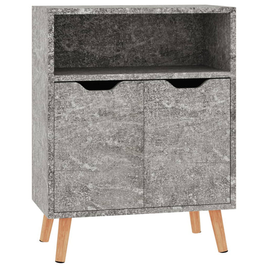 Credenza Grigio Cemento 60x30x72 cm in Legno Multistrato 326826