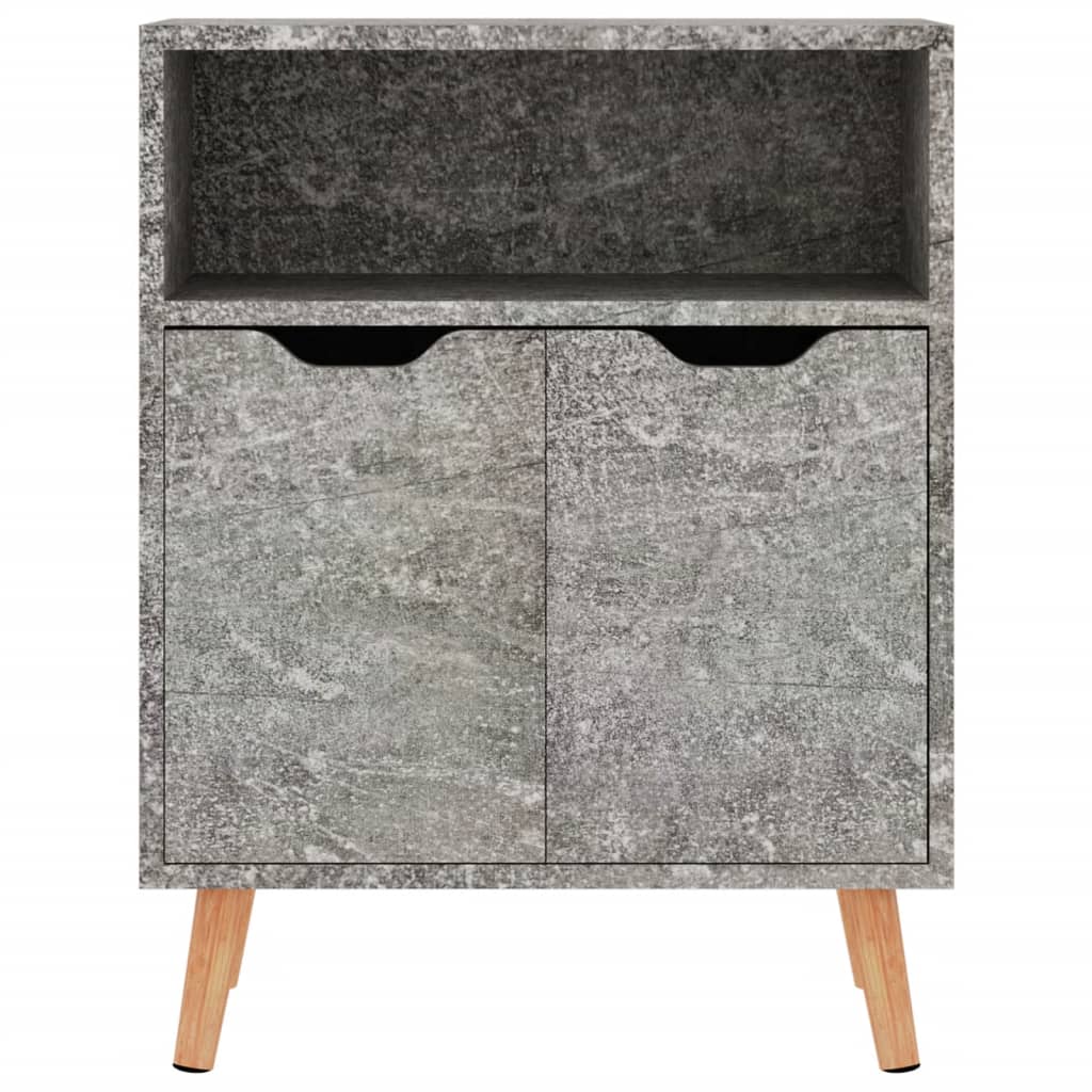 Credenza Grigio Cemento 60x30x72 cm in Legno Multistrato 326826