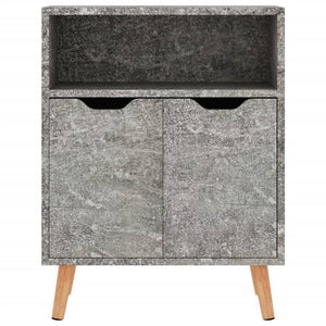 Credenza Grigio Cemento 60x30x72 cm in Legno Multistrato 326826