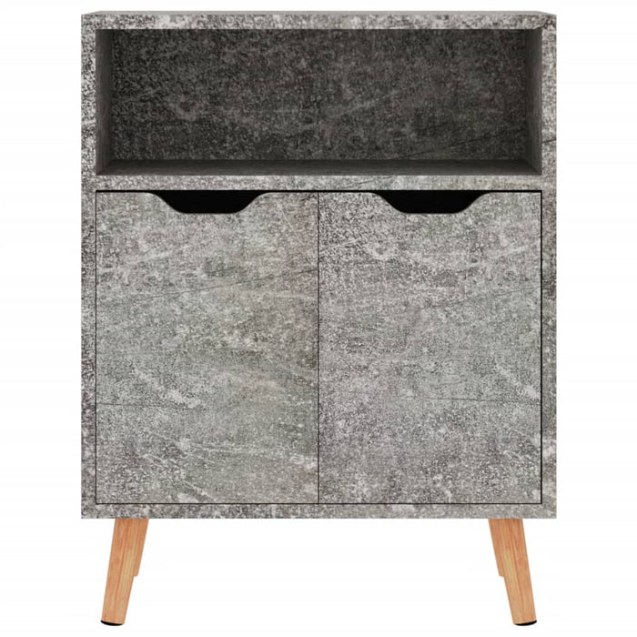 Credenza Grigio Cemento 60x30x72 cm in Legno Multistrato 326826