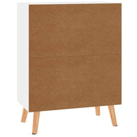 Credenza Bianca e Rovere Sonoma 60x30x72 cm in Truciolato cod mxl 58253