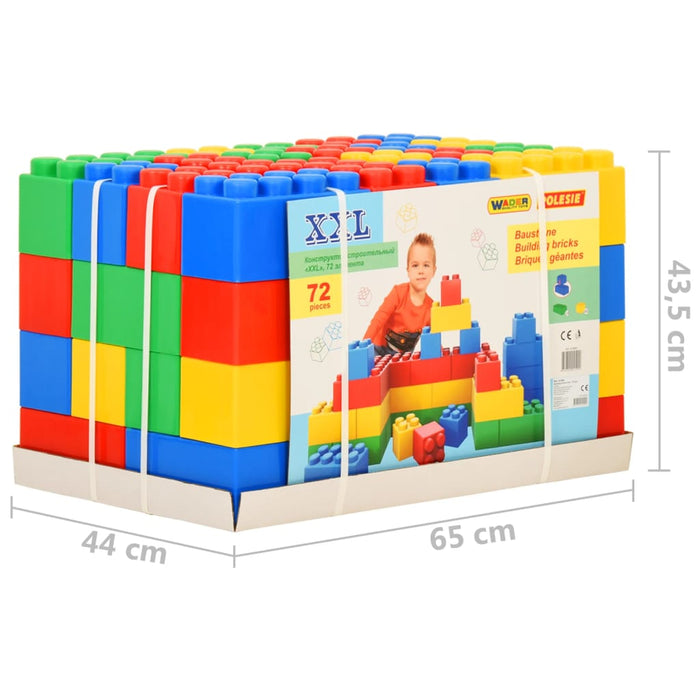 Polesie wader Blocchi da Costruzione Gioco XXL 72 pz 80289