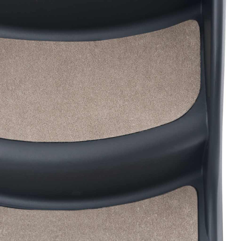 Scala per Cani Pieghevole con 3 Gradini Grigio Scuro cod mxl 74693