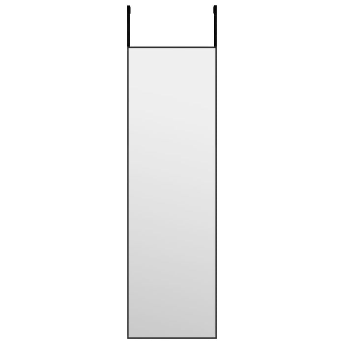 Specchio da Porta Nero 30x100 cm in Vetro e Alluminio cod mxl 53102